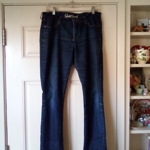 Sweetheart Stretch Denim Dark Blue Boot Cut Jeans